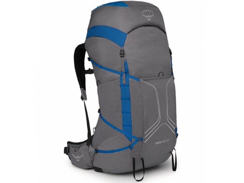 Рюкзак Osprey Exos Pro 55 dale grey/agam blue 
